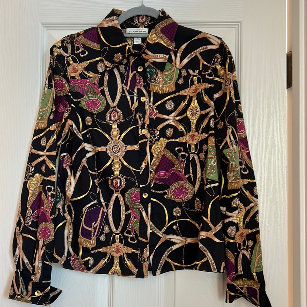 St.John Button Down Blouse